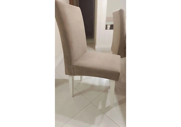 Mesa de Jantar 6 lugares com cadeiras - Branca - Muito conservada