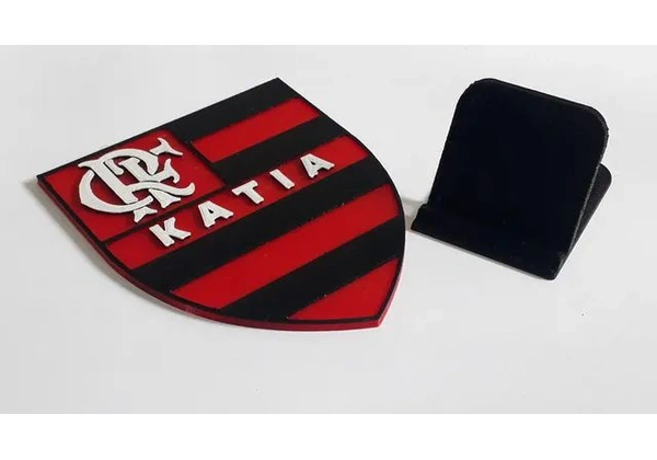 Decoração Escudo do Flamengo com nome