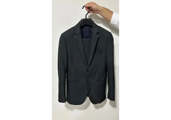 Terno Texturizado Grafite Poliviscose