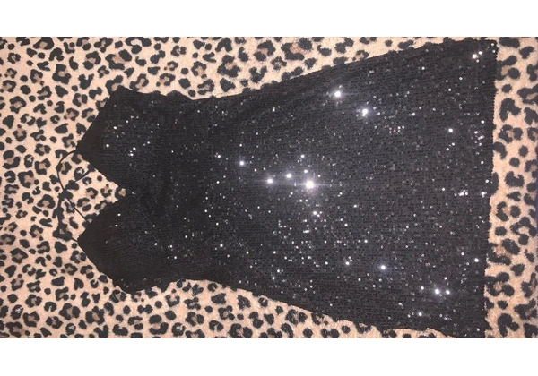 Vestido Paite Brilho costa nua
