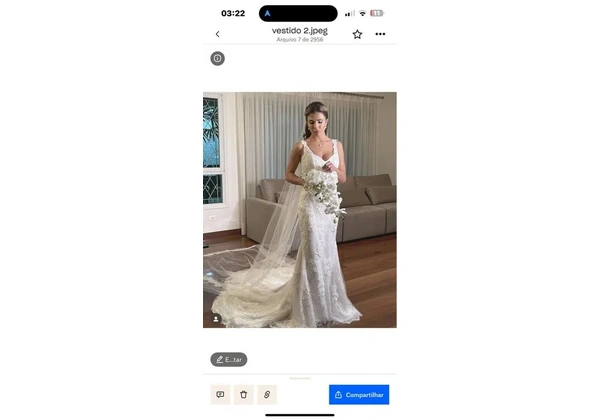 Vestido de noiva Rosa Clara sereia todo bordado