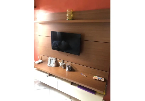 Painel com Rack para tv