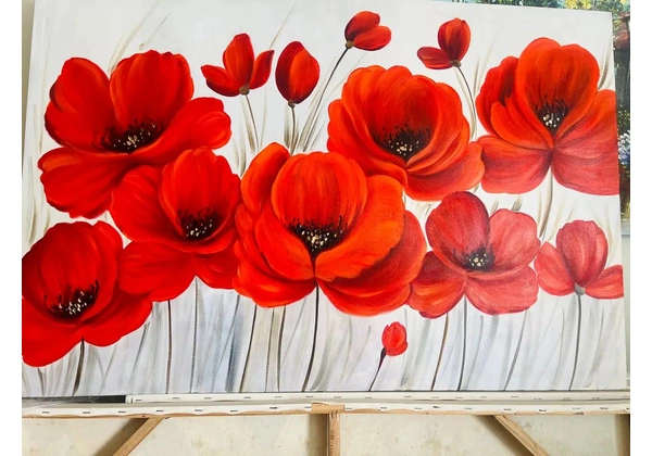 Quadro 80x120 de callas amarela e branca de 1190, 00 por Decoração Moderna