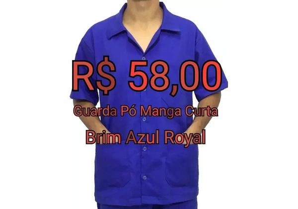Guarda Pó Operacional em Brim