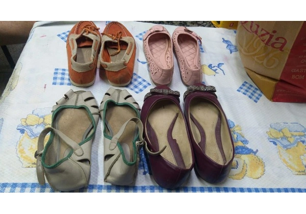 Sapatos 35/36 lote completo