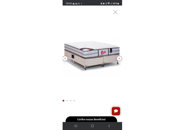 LUXO: Cama Box Super king Castor Vitagel 193x203cm