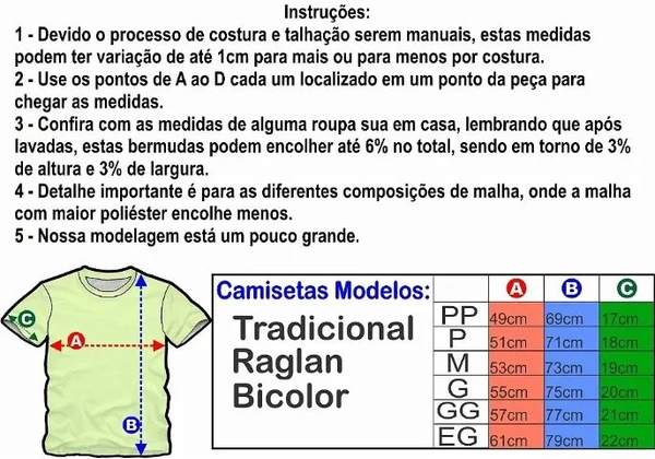 Camiseta Tradicional Masculina Brasil Escrita Colorida Tamanho P-M-G-GG e EG