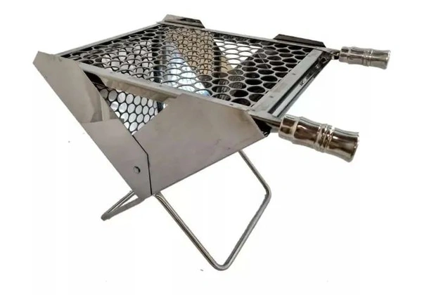 Churrasqueira maleta inox na Promoção 160 reais avista