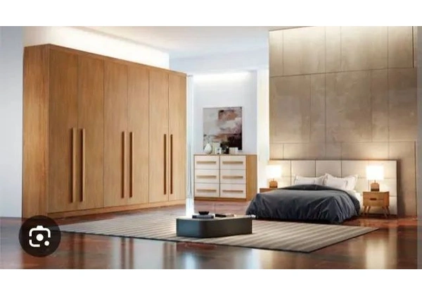 Guarda roupa casal MDF Grande perna