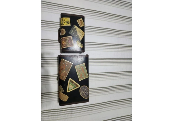 OFERTA - Conjunto de 2 maletas decorativas