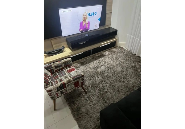 Tapete Shaggy Bege para sala de estar 2, 00 x 2, 50