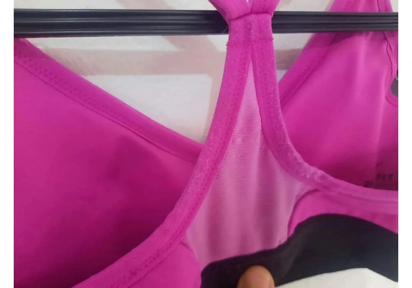 Top de Treino Rosa Preto Nike 34/36