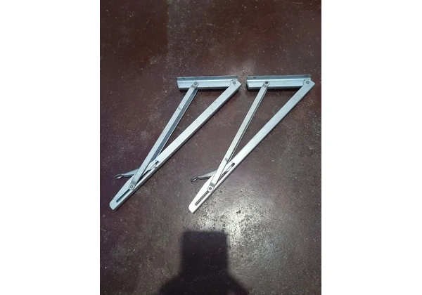 Par de Mão francesa retrátil para mesa dobrável