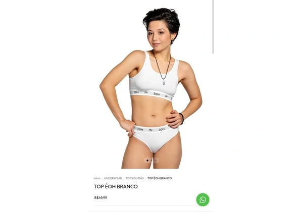 Top Branco Éoh - Novo
