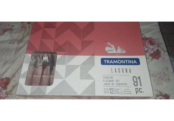 Faqueiro tramontina com 91 peças