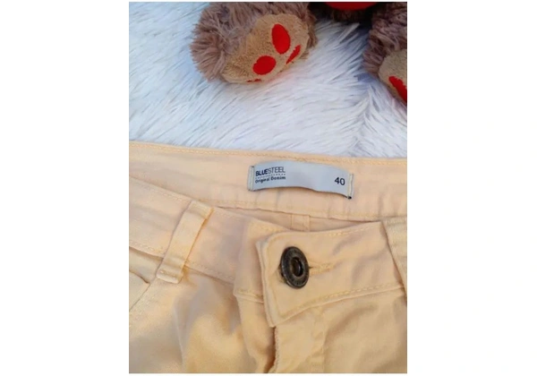 Calça Amarela Skinny Blue Steel