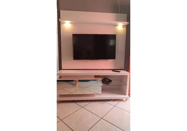 Rack com painel com luz- usado