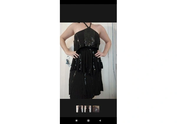 Vestido com paetê