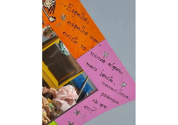 Espelho infantil decorado