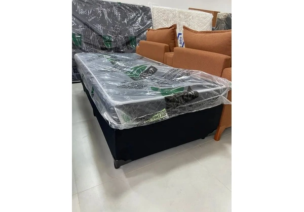 Cama Box Solteiro com Colchão D33 Top de Linha