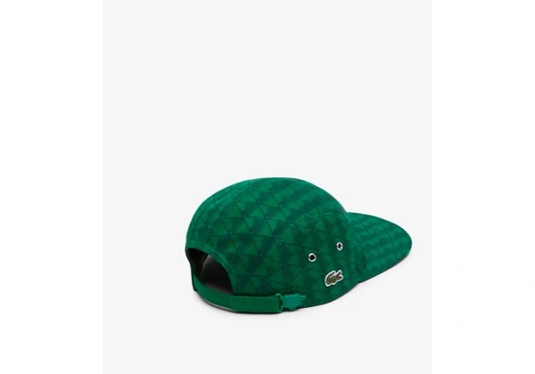 Boné Lacoste Jockey Em Sarja Com Estampa De Monograma