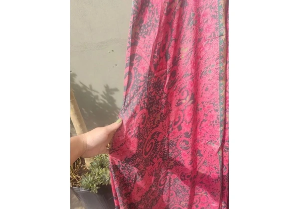 Vestido longo em seda NEHA