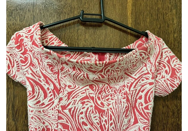 Vestido Floral Rosa - Tamanho M