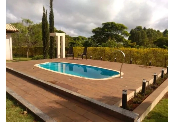 Piscina de 5, 8 metros instalada e com frete