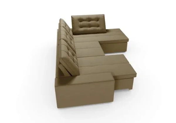 Sofa de Rtratil Suede de Canto Divã