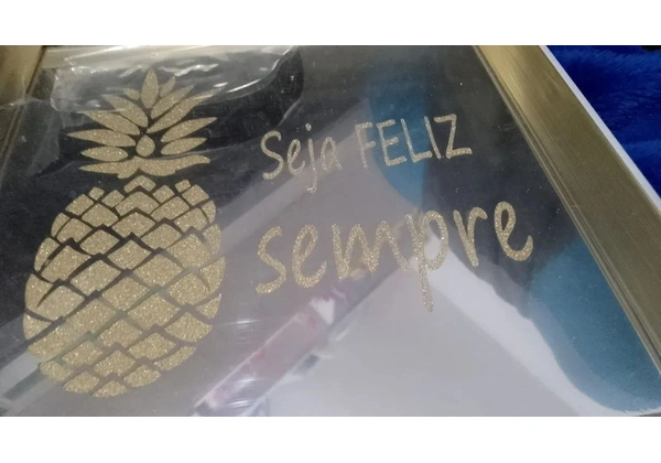 Quadro com espelho enfeite para casa