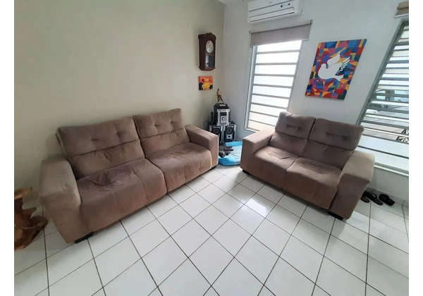 Conjunto de Sofás 3 e 2 Lugares
