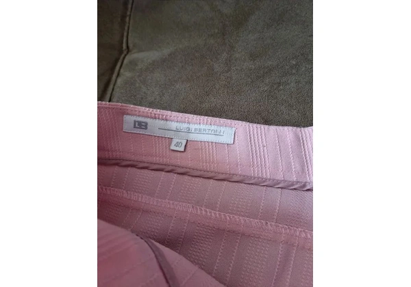 calça luigi bertolli rosa, 40
