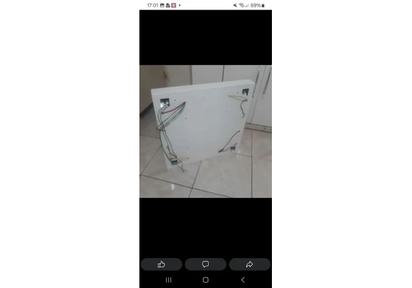 Luminária muito clara