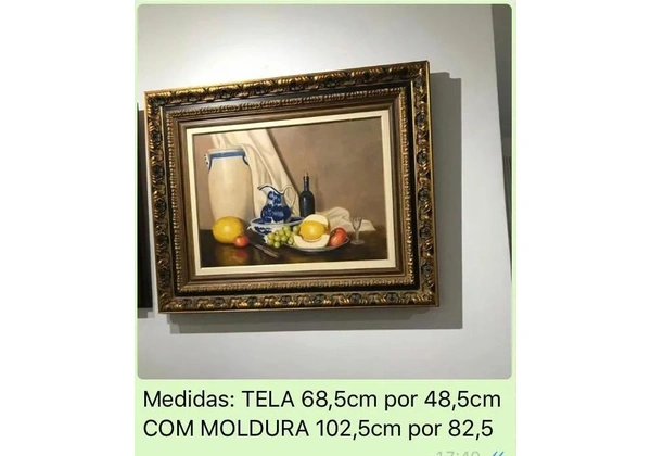 Obras de Arte (Pintura)- Coleção de cinco (5) quadros de destacado artista mineiro.