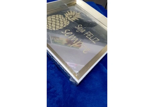 Quadro com espelho enfeite para casa