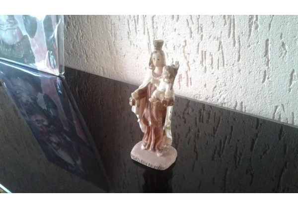 Nossa Senhora do Carmo Estatua Miniatura Decorativa