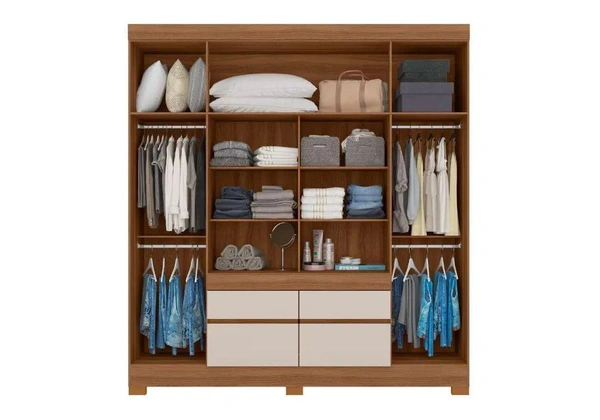GUARDA ROUPA CASAL NOVO MONTAGEM GRATUITA