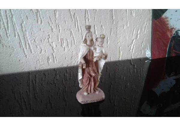 Nossa Senhora do Carmo Estatua Miniatura Decorativa