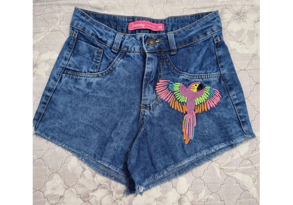 03 Shorts Jeans n° 34 por R$80