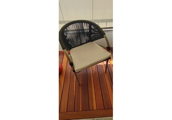 PAR DE POLTRONAS EM CORDA NÁUTICA