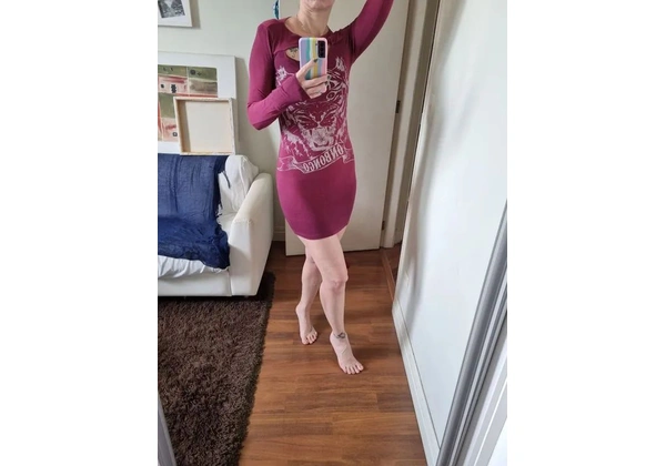 vestido de manga comprida onbongo, p