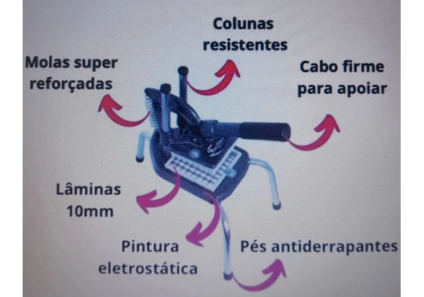 Picador de legumes e batata palito - tipo camelo