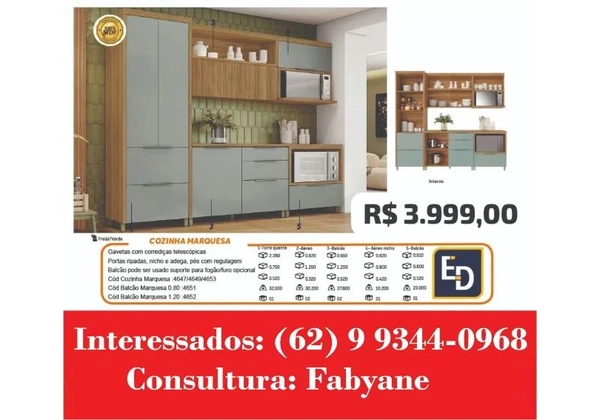 Armario de cozinha Marquesa 0