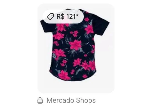 Camiseta longline masculina