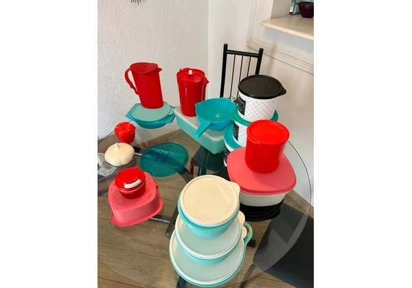 20 peças TUPPERWARE
