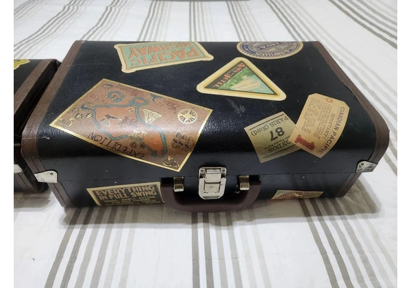 OFERTA - Conjunto de 2 maletas decorativas
