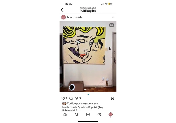 Quadro Pop Art - Roy Lichtenstein