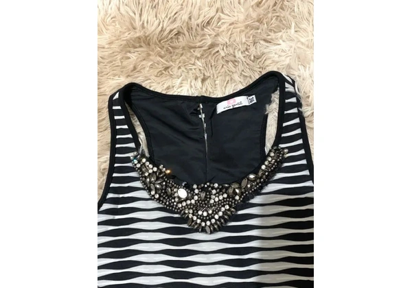 Vestido zebra 36