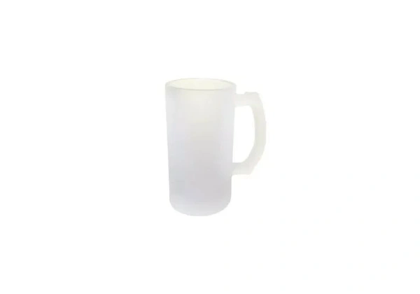 Kit 3 Canecas de Vidro Fosca Personalizada