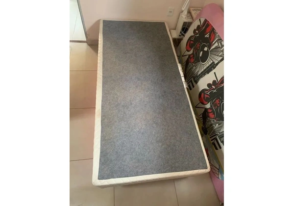 Base Box e Cama Auxiliar Solteiro Molas ensacadas ITAFLEX